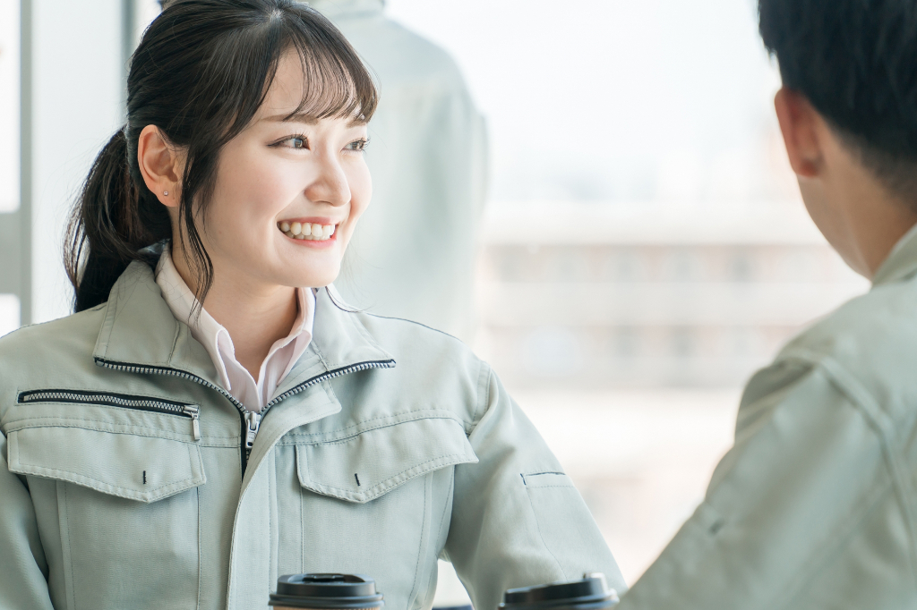 女性スタッフ同行
